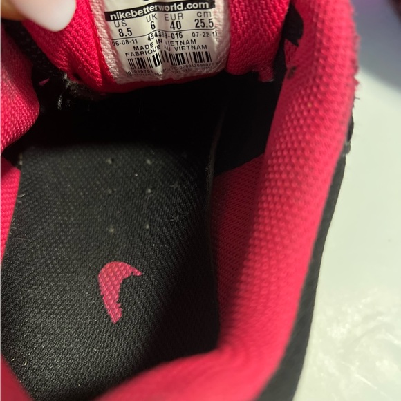 Nike Waffle 5.0 black and pink running sneakers shoes - Picture 4 of 11